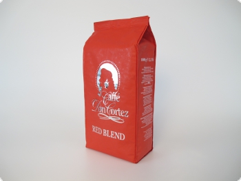 Кофе в зернах Carraro caffe Don Cortez Red (Карраро Дон Кортез Красный)  1 кг, вакуумная упаковка