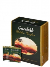 Чай черный Greenfield  Golden Ceylon (Гринфилд Голден Цейлон), упаковка 100 пакетиков