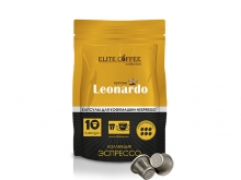 Кофе в капсулах Elite Coffee Collection Leonardo (Элит Кофе Коллекшион Леонардо), упаковка 10 капсул, формат Nespresso