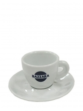 Кофейная пара Bazzara, чашка (50мл) + блюдце. Итальянский фарфор
