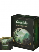 Чай зеленый Greenfield Jasmine Dream (Гринфилд Жасмин Дрим), упаковка 100 пакетиков